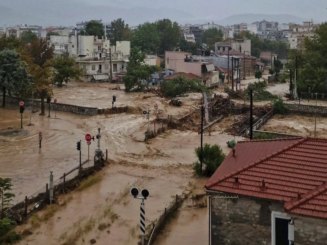 Poplave na Volosu v Grčiji