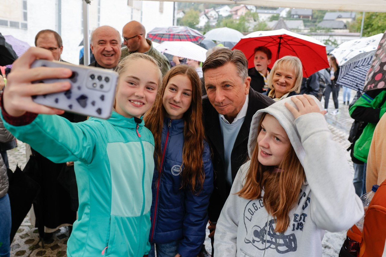 Predsednik Pahor na Stični mladih