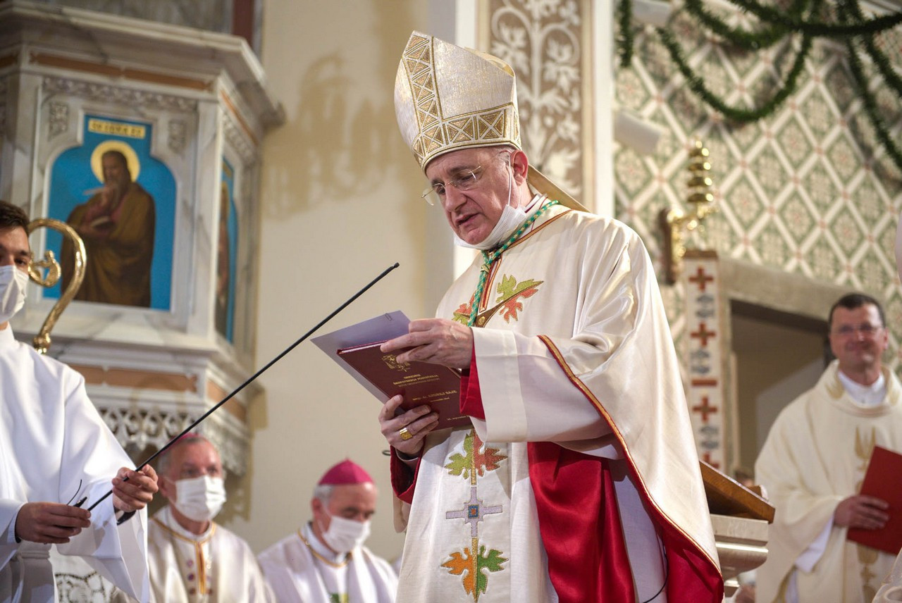 Posvetitev novomeškega škofa Andreja Sajeta