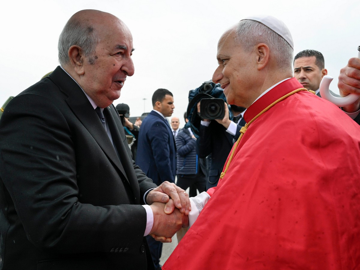 Papež z alžirskim predsednikom