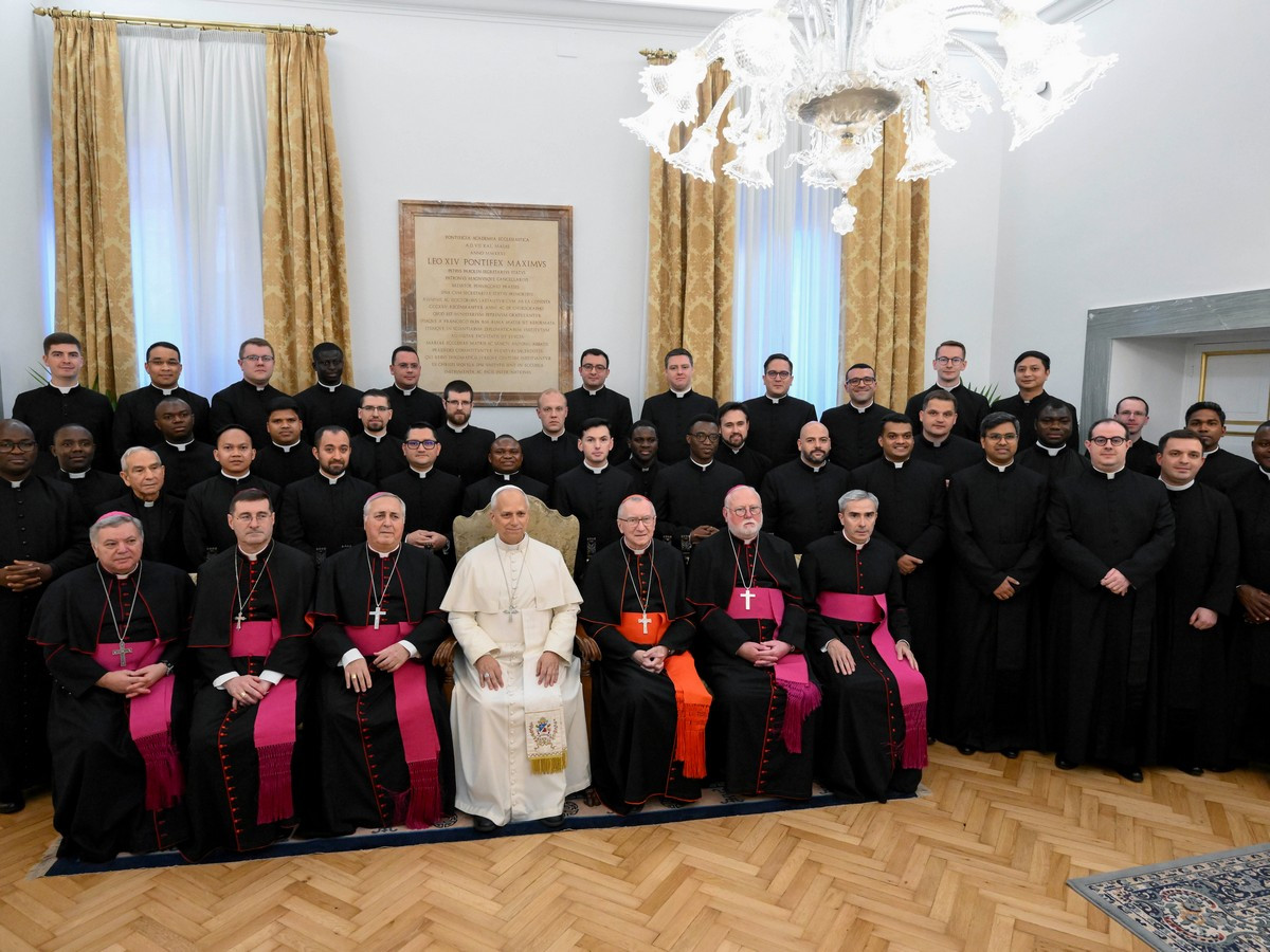 Leon XIV. na Papeški cerkveni akademiji