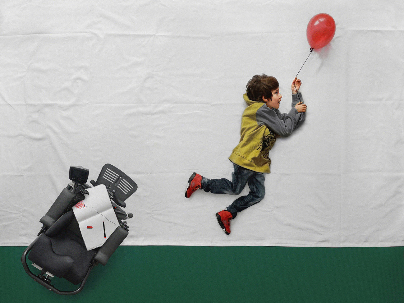 Fotografska serija z naslovom Mali princ 