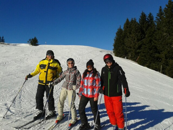 Sodelavci Radia Ognjišče na Golteh januarja 2013
