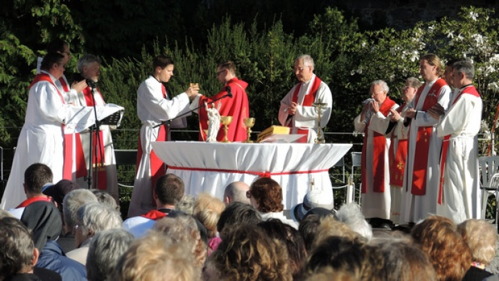 Slovesna sv. maša ob godu sv. Jurija na Ljubljanskem gradu