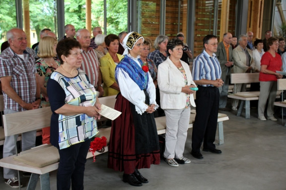 Frankfurtski in drugi rojaki pri sveti maši