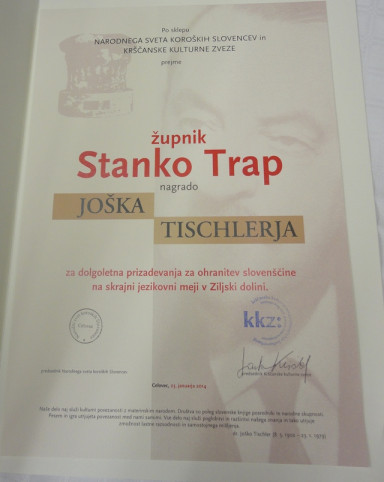 Plaketa Tischlerjeve nagrade