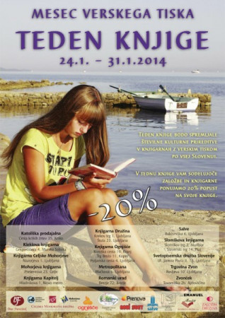 Plakat Tedna knjige 2014