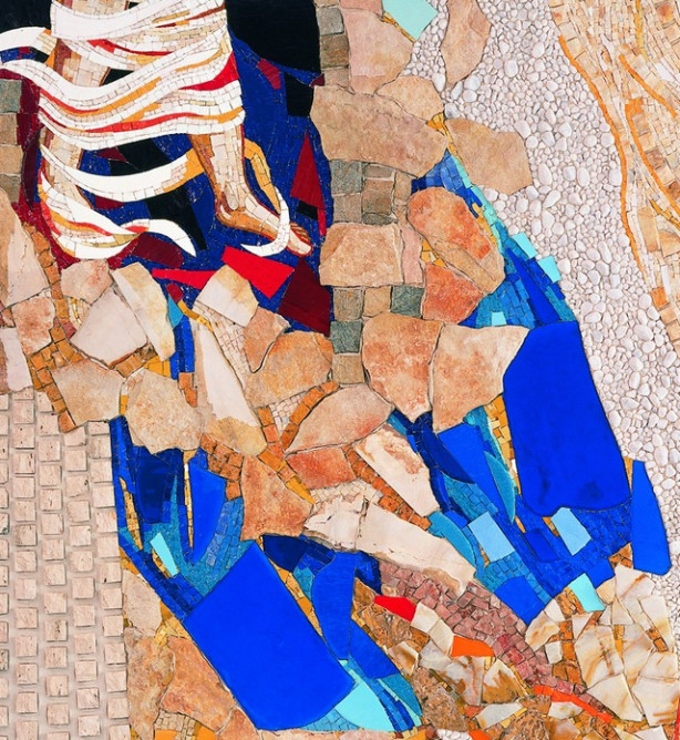 Lazar - podoba našega krsta (detajl mozaika v obednici Centra Aletti)