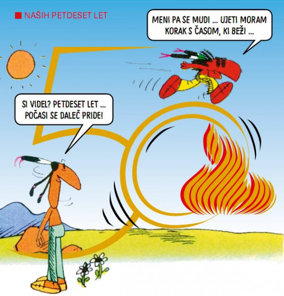 Revija Ognjišče april 2015 jubilej