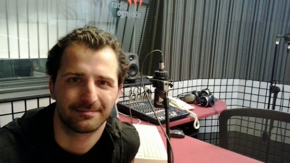 Nejc Bečan, dirigent in umetniški vodja Policijskega orkestra