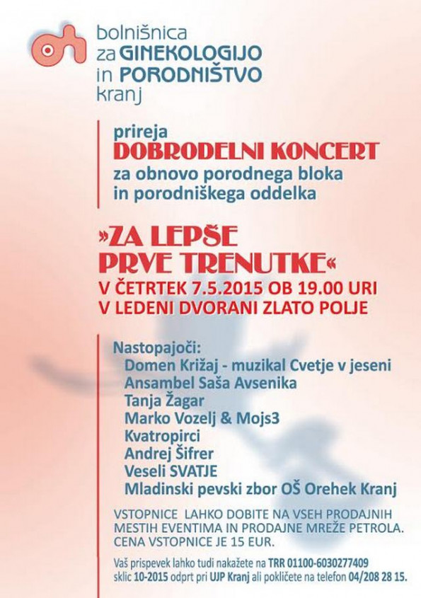 Vabilo na dobrodelni koncert