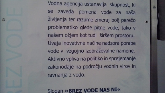 Brez vode nas ni