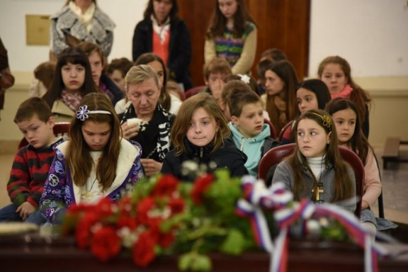 Slovo od gdč. Angelce Klanšek je bilo ganjivo