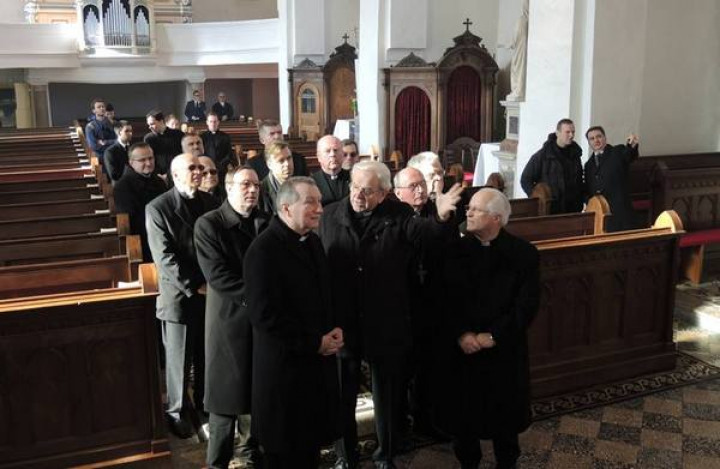 Z ogledom stolnice je kardinal Parolin sklenil delovni obisk v Sloveniji