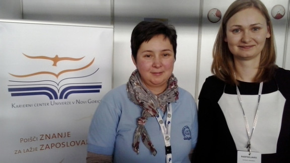 Nives Štefančič in martina Horvat s Kariernega centrar