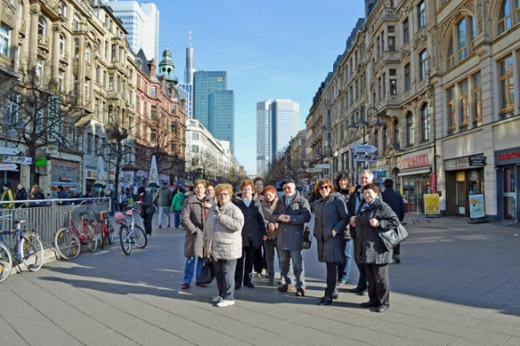 Na potepanju med frankfurtskimi bankami