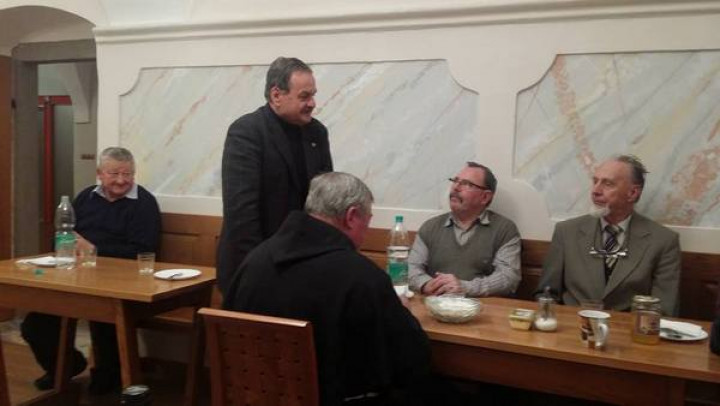 Franc Obran, Miroslav Luci, Janez Rožmarin in Janez Dular
