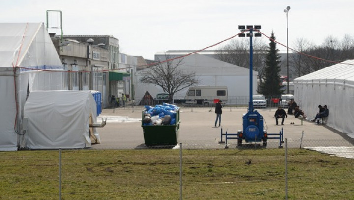 Namestitveni center v Lendavi, migranti; foto: Občina Lendava