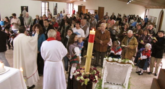 Mendoški rojaki pri sveti maši