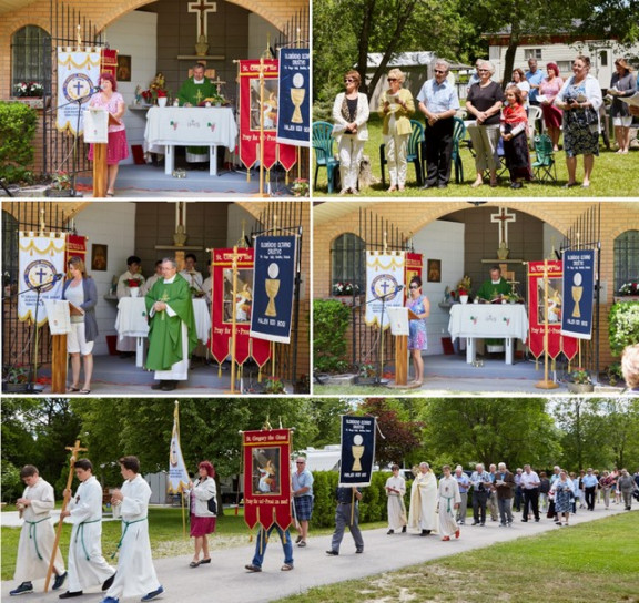 Telovska procesija v Slovenskem parku