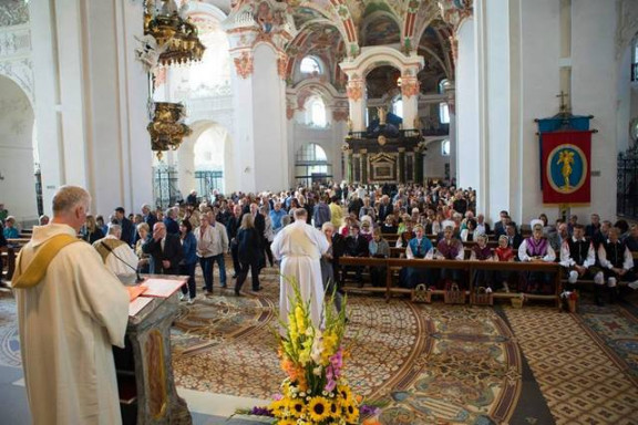 Med sveto mašo, Einsiedeln 2016