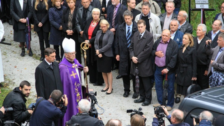 Borut Pahor in škof Stanislav Lipovšek