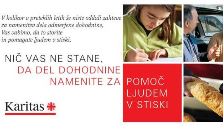 Dohodnina za Karitas
