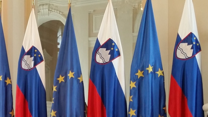Slovenska in evropska zastava