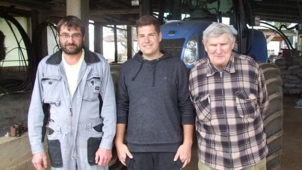 Mitja, Kristjan in Virgil Ušaj
