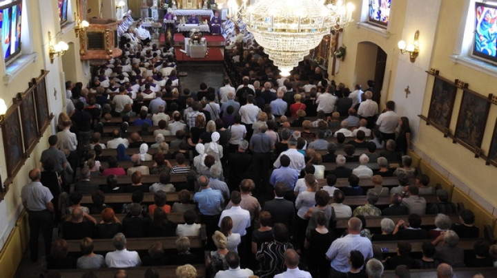 Pogrebna sveta maša v Šentvidu pri Stični