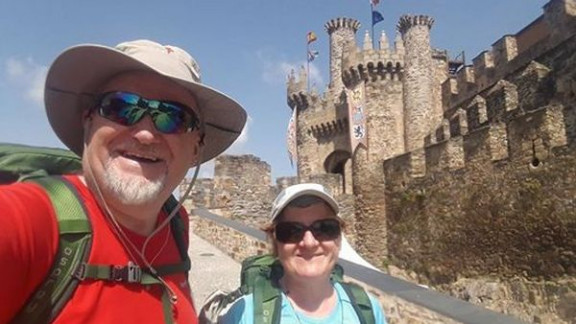 Zakonca Sitar na romanju v Santiago de Compostela
