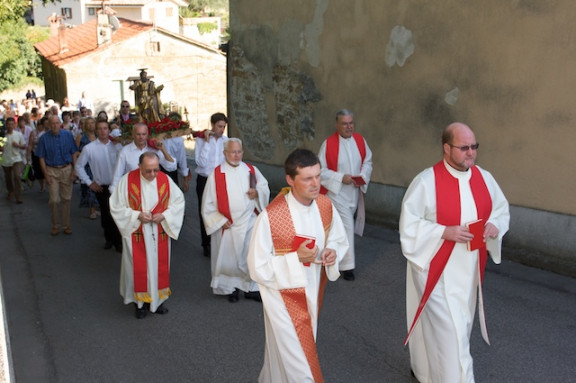 Jernejeva procesija v Mačkoljah pri Trstu 2009