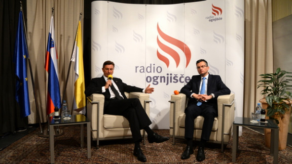 Borut Pahor in Marjan Šarec