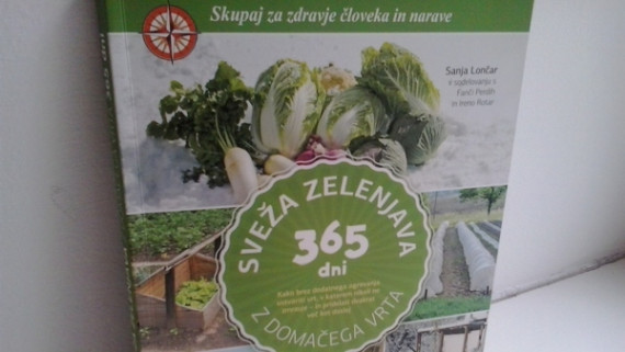 Del naslovnice knjige, kjer najdemo inovativne rešitve za vzgojo rastlin tudi pozimi