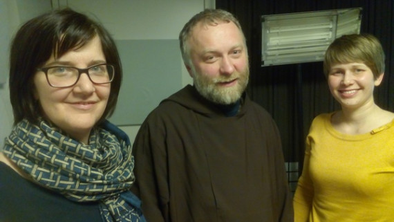 Andreja Megušar, br. Jaro Kneževič in Helena Ilc