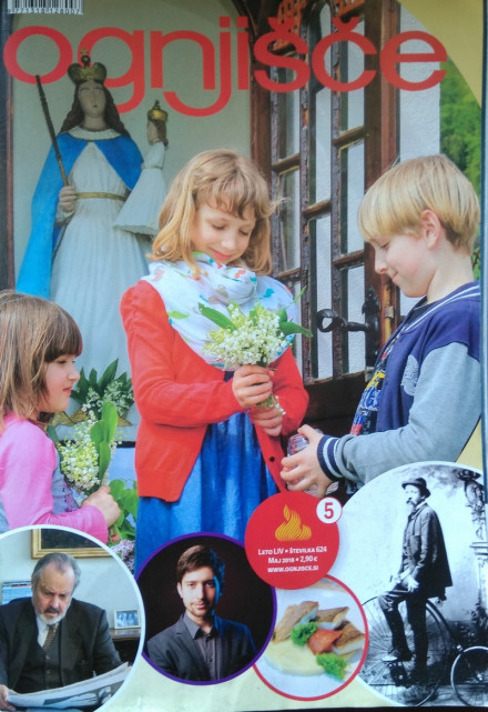 Revija Ognjišče, maj 2018, naslovnica