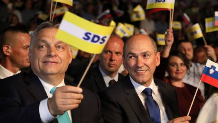 Viktor Orban in Janez Janša