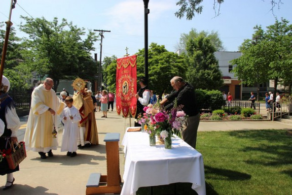 Med telovsko procesijo v Clevelandu