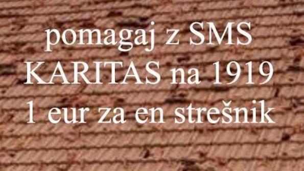 Pomoč ljudem po neurju, Karitas.