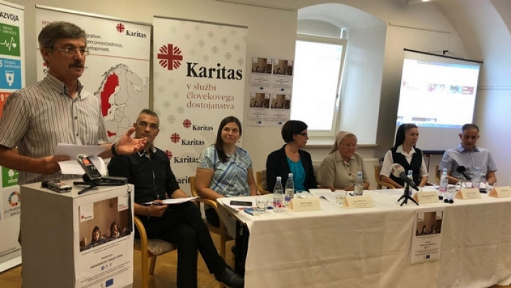 Cveto Uršič, Alen Salihović, Jana Lampe, Irma Šinkovec, s. Bogdana Kavčič, s. Slavka Cekuta, Vael Hanuna
