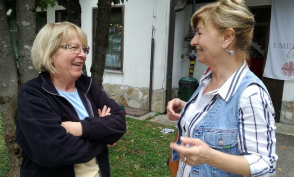 Pia Zavrtanik in Milena Gregorčič