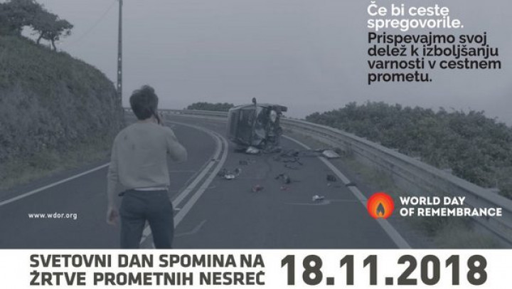 Če bi ceste spregovorile - slogan letošnjega svetovnega dne spomina
