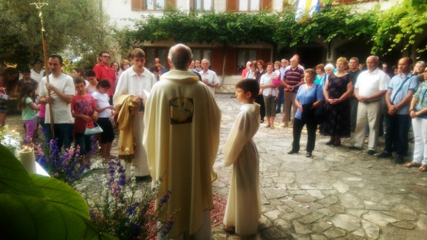 Procesija Svetega Rešnjega Telesa v župniji Portorož