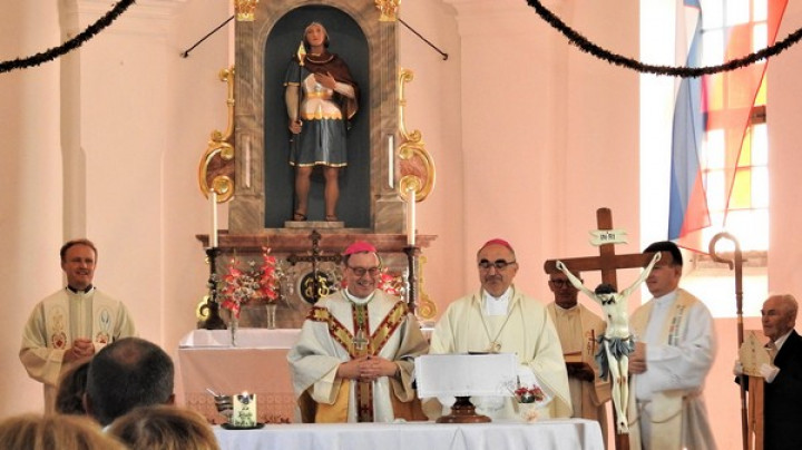 Sveta maša v cerkvi sv. Pankracija