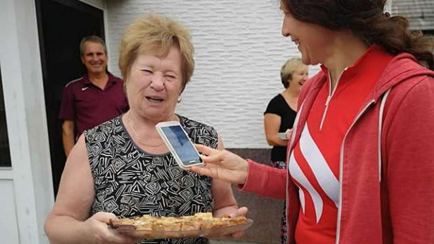 Marija Perko je bila edina v Ambrusu, ki ni vedela, da pridemo...
