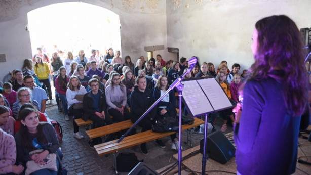 Delavnica Radia Ognjišče, ogrevanje pred Ritmom srca