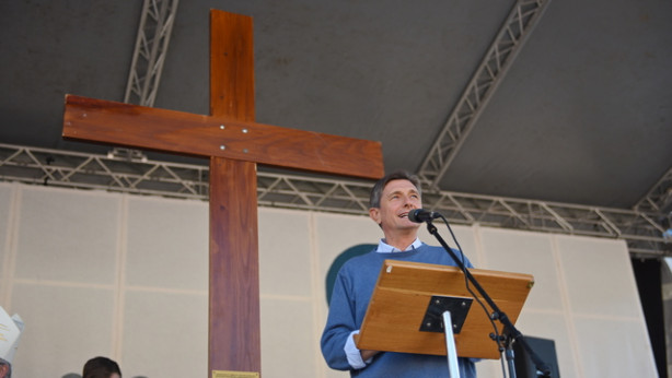 Nekaj spodbudnih besed je mladim namenil tudi predsednik Borut Pahor