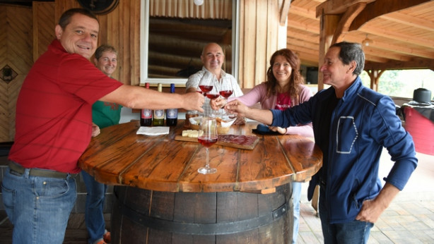 Brez pokušine ne gre, če smo v družbi gostoljubnih vinogradnikov