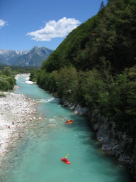 Soča, kajak