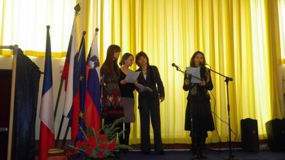 Nataša Vičič, Feriel Boucherit, Ava Vivod in Mateja Bizjak Petit